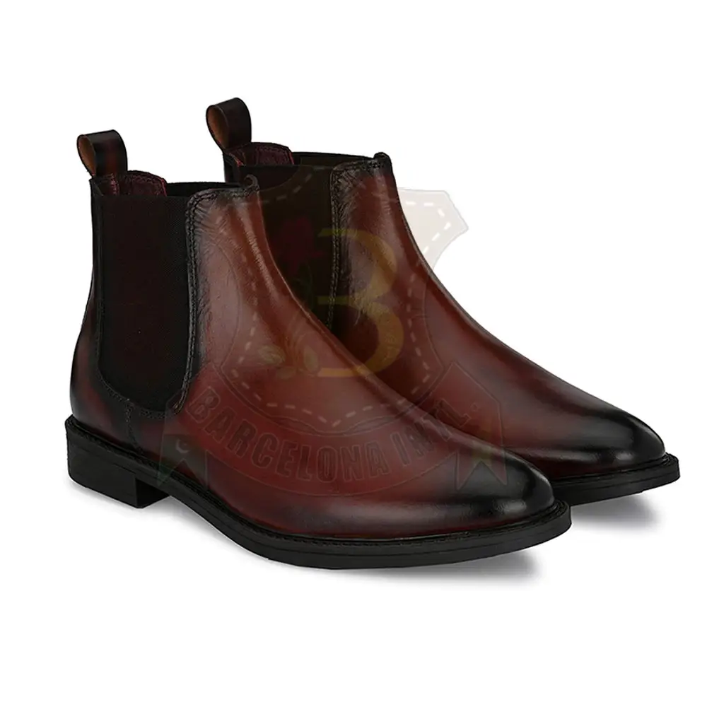 Unique Design Chelsea Boots For Men's Hot Selling Leather Made Autumn And Winter Men's Outdoor Chelsea Boots