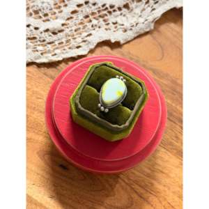 Scott Skeets Boho <b>Statement</b> <b>Ring</b> Palomino Variscite & Sterling <b>Silver</b> Cut Animal Pattern Vermeil Plating Size 6 Everyday Wear - Product Image 3