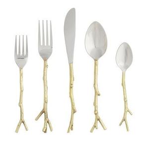 modern <b>Cutlery</b> <b>Set</b> Stainless Steel <b>Set</b> with designer handle copper silver gold & <b>black</b> <b>Set</b> mirror polished <b>Cutlery</b> For Hotel - Product Image 5
