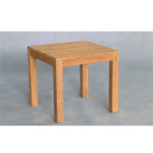 Table à manger rectangulaire en bois de teck massif moderne de style européen mobilier d'extérieur pour patio plage hôtels parcs jardins - Product Image 3