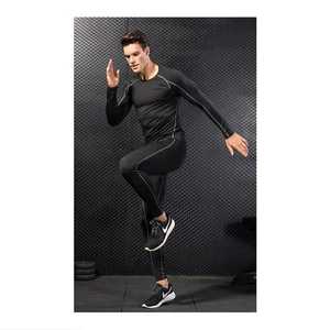 ชุดกีฬาฝึกซ้อมของผู้ชายชุดเสื้อผ้าวิ่งออกกำลังกายแบบทึบเสื้อวอร์มสำหรับผู้ชายไซส์ใหญ่พิเศษ6 1 - Product Image 6