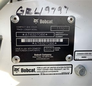 รถตัก T770มือสอง2021บ็อบแคตต์อุปกรณ์หนักเครื่องจักรเคลื่อนย้ายดิน - Product Image 6