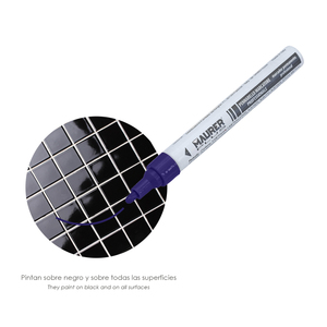 Marqueur de construction professionnel, peinture permanente, bleu foncé - Product Image 2