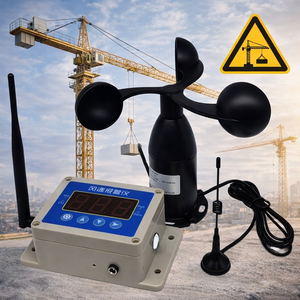 Anemometro per Gru a Torre Stazione Meteorologica IOT Senza Fili con Allarme a Coppe Contavento e Sensore di Velocità del <span class=keywords><strong>Vento</strong></span> - Product Image 2
