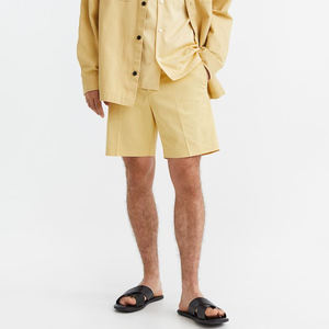 Pantalones Cortos Deportivos para Hombre, de Cintura Alta, con Cordón, Estampado Animal, Personalizados con Logotipo Serigrafiado, Transpirables, de Secado Rápido, Color Negro Sólido - Product Image 6