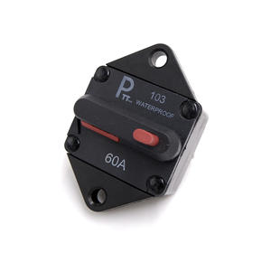 Disjoncteur triangulaire pour bateau automobile, 1 pièce, 60A, à montage en Surface, étanche, avec réinitialisation manuelle - Product Image 1