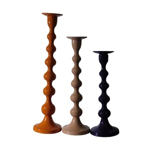 เชิงเทียนอลูมิเนียมเรียวเล็กสีม่วงสำหรับตกแต่งแสงสว่าง - Product Image 2