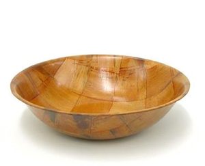 Tazón de Madera Multiusos para Servir Ensaladas, Frutas y Alimentos Secos, Elegante Tazón de Madera Hecho a Mano para Mesa de Comedor y Cocina - Product Image 6