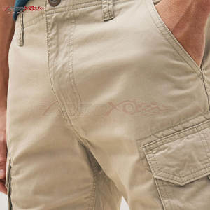 กางเกงขาสั้นคาร์โก้สำหรับผู้ชายเข้ารูปแบบสบายๆพร้อมกระเป๋าสินค้าแบบคลาสสิกและทนทานทันสมัยกางเกงขาสั้นคาร์โก้สำหรับผู้ชายเนื้อนุ่ม - Product Image 6