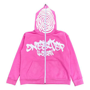 Streetwear OEM de haute qualité pour hommes 100% coton surdimensionné hiver polaire respirant sweats à capuche - Product Image 3