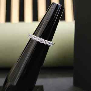 Bijoux fins exclusifs en acier inoxydable avec diamants ronds taillés, tendance unisexe, luxe, mariage, anniversaire, pour cadeau - Product Image 1