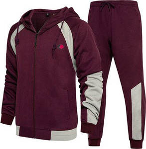 Survêtement deux pièces pour hommes, design personnalisé, OEM ODM, tissu respirant, vêtements de sport, fabricant en gros - Product Image 3