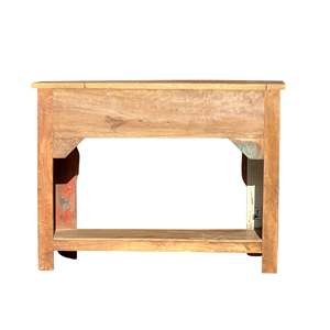Handmade Vintage Wooden Console <b>Table</b> Luxury & Rustic Living Room Furniture with <b>Mirrored</b> Design for Entry or Villa - Product Image 6