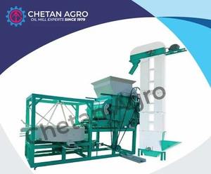 Decorticador de cacahuetes Capacidad completa de la planta 500 Kg Hora Grado comercial Eficiente Descascarado Separación de granos Planta Chetan - Product Image 6