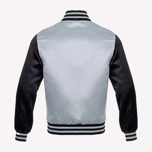 Chaqueta de bombardero universitario de béisbol Letterman de calidad superior, chaqueta universitaria de manga larga con cuello levantado para hombre - Product Image 4