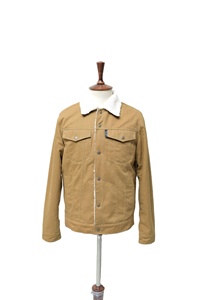 Chaqueta Vaquera para Hombre al por Mayor, con Forro de Piel, Diseño de Letras, Resistente al Viento, Estilo Urbano, Informal, para Invierno - Product Image 6