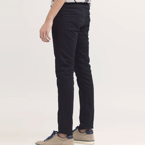 <b>Men's</b> Casual Jeans Pant 100% Cotton Lightweight Mid Waist Straight Design Quick Dry Breathable High Quality <b>Summer</b> for Outdoor - Product Image 2