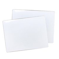 Tableau blanc magnétique double face en bois et plastique pour étudiants, 22x30cm, 3mm d'épaisseur, surface facile à nettoyer, marque PLOMA, en vrac