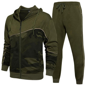 Conjunto Deportivo Personalizable de 280 GSM para Gimnasio y Uso Diario, de Secado Rápido, Transpirable, con Cierre, 100% Algodón Felpa, Absorbe la Humedad, Casual para Hombre - Product Image 3