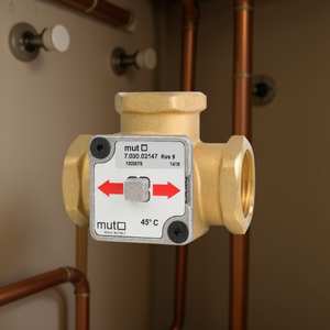 Vanne de dérivation thermostatique solaire à trois voies Mut TDS 3000 3/4'' pour chauffage domestique - Product Image 3