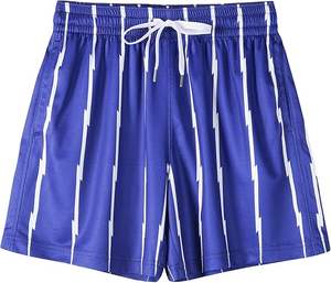 Pantalones cortos de baloncesto de malla de poliéster personalizados con logotipo de impresión por sublimación para hombres - Product Image 4