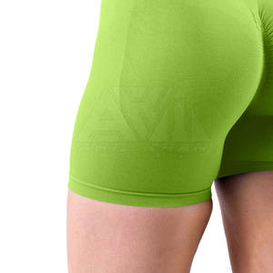 Shorts de Cintura Alta para Mujer, Tallas Grandes, Personalizados al por Mayor, Transpirables, de Spandex/Poliéster, Color Personalizado 2025 - Product Image 6