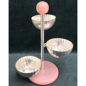 Cuenco para servir chocolate, nueva vajilla de Metal dorado ecológica moderna, hoteles y bodas para postres, dulces, platos de servidor - Product Image 5