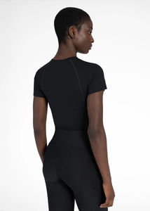 Chemise de base légère pour l'équitation féminine, tissu extensible respirant, manches courtes, haut d'équitation équestre, OEM - Product Image 3