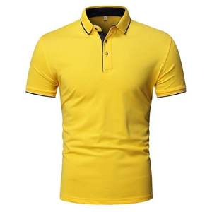 Polo para hombre con estampado de logotipo Totalmente personalizado con MOQ bajo Polo de verano cómodo y suave para hombre - Product Image 4