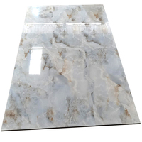 Tendance 600x1200mm Carreaux de sol en porcelaine émaillée polie 60x120 cm Carreaux de sol en porcelaine émaillée aspect pierre de marbre pour chambre et villa