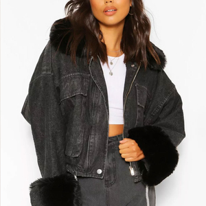 Chaqueta vaquera de alta calidad para mujer, novedad de 2025, precio al por mayor, chaqueta vaquera de manga larga a la moda para mujer - Product Image 1