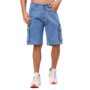 Créez Votre Propre Logo – Short en Jean Décontracté pour Homme, Meilleure Vente, 100% Coton, Écologique, Séchage Rapide, Respirant, Haute Qualité, Faible MOQ - Product Image 1