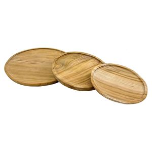 Plateau de service en bois d'acacia, petit et luxueux, écologique, facile à nettoyer, articles de cuisine, cadeau d'affaires - Product Image 1
