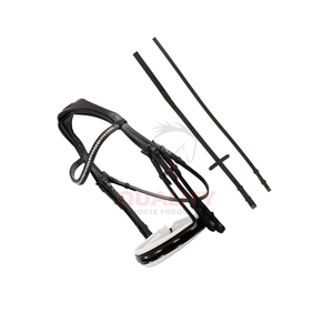 Bridon de cheval en cuir de style anglais professionnel OEM avec licol, fabriqué à la main en cuir durable, idéal pour l'entraînement - Product Image 5