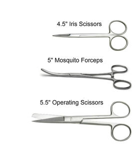 Kit de dissection Kit de dissection pour étudiants en médecine Kit d'anatomie Instruments chirurgicaux Porte-aiguille Ciseaux chirurgicaux Pince à moustiques - Product Image 3