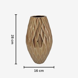 แจกันดอกไม้อลูมิเนียมสไตล์ชายฝั่งแจกันโลหะสำหรับวางบนโต๊ะสำหรับบ้านและสำนักงานสำหรับงานแต่งงานและอีสเตอร์ - Product Image 3