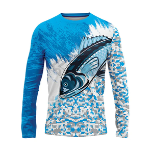 Couleur et taille personnalisées de qualité supérieure Chemise de pêche à séchage rapide pour hommes Meilleure vente Chemise de pêche légère pour hommes Entretien OEM - Product Image 1