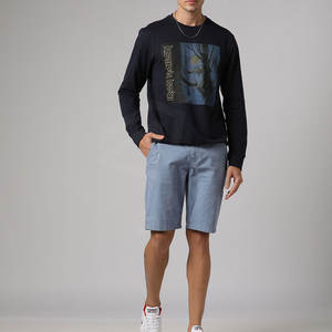 Camisetas de Cuello Redondo para Entrenamiento de Invierno, de Alta Calidad, en Poliéster/Algodón, Estilo Urbano para Hombre, Hechas en Pakistán - Product Image 2