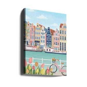 Art mural encadré de la ville d'Amsterdam - Product Image 5