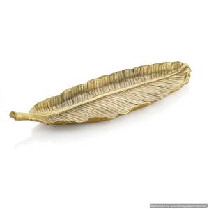 Bol à fruits secs en forme de feuille, fait à la main, en plaqué or, vente en gros, de qualité supérieure, bol de service standard moderne pour aliments et soupes - Product Image 6