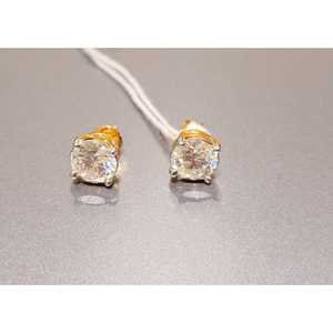 Boucles d'oreilles en diamant PE-1020 Or 18 carats - Product Image 1
