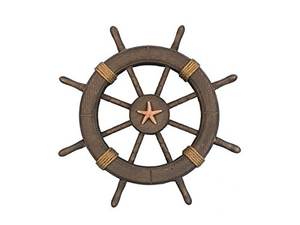 Beautifully Crafted Modern Farmhouse Marine Nautical Wooden <b>Ship</b> <b>Wheel</b> Natural Color Lightweight for Hanging Customizable - Product Image 2