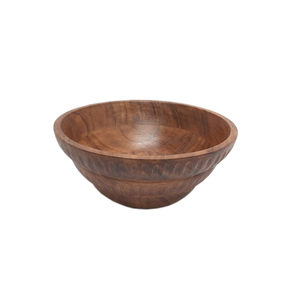 Bol à fruits de forme ronde en bois naturel pour ustensiles de cuisine de table bol à salade maison et hôtels nourriture et collations bols de service - Product Image 6