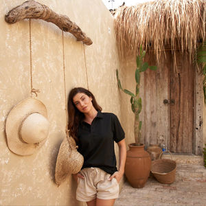 Camiseta de Manga Corta Ultifresh Premium de Lana Transpirable, Casual, Bordada, con Estampado Digital, Ecológica, ODM, con Paneles en Contraste - Product Image 2