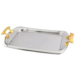 Plateau de service de vente chaude pour le stockage de table d'affichage et les plateaux de service dans des plateaux de style de forme ovale nouveauté disponible - Product Image 3