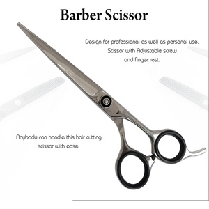 Ciseaux de barbier en acier inoxydable, lame tranchante, manche moyen, pour droitiers, pour couper et amincir les cheveux, salon de coiffure - Product Image 6