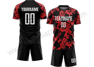 Uniformes de fútbol sublimados de poliéster 100%, uniformes de fútbol, diseños personalizados al por mayor - Product Image 2