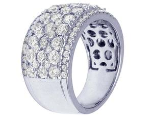 Men's Fully <b>Iced</b> Out Rhodium Plated Moissanite Round Diamond Hip Hop Rapper Pinky <b>Ring</b> for Wedding & Party S925 Sterling Silver - Product Image 3