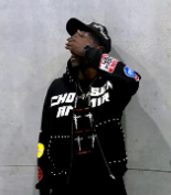 Sudadera con capucha y cremallera con diamantes de imitación y perlas personalizadas, parche bordado, ropa de calle lavada con ácido, sudaderas con capucha con diamantes de imitación y cremallera de peso pesado - Product Image 3