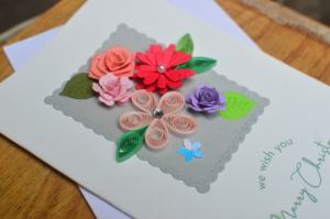 High Quality Quilling Greeting Card Stunning Rectangular <b>Paper</b> <b>Craft</b> From Vietnam Best Delivery for Holiday Quilling Sale - Product Image 5
